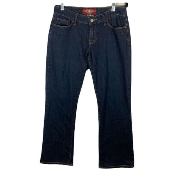 Lucky Brand Lola Boot Blue Jeans - Picture 1 of 8